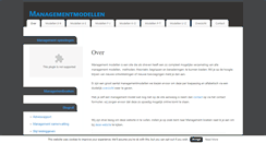 Desktop Screenshot of managementmodellen.org